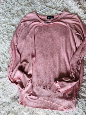Buffalo David Bitton Rose-Pink Knit Top